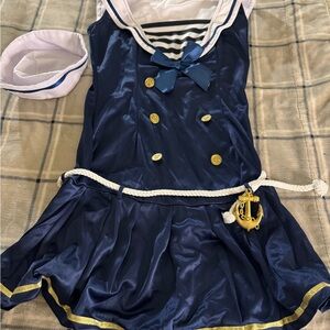 Navy Blue Sailor Costume for Kids